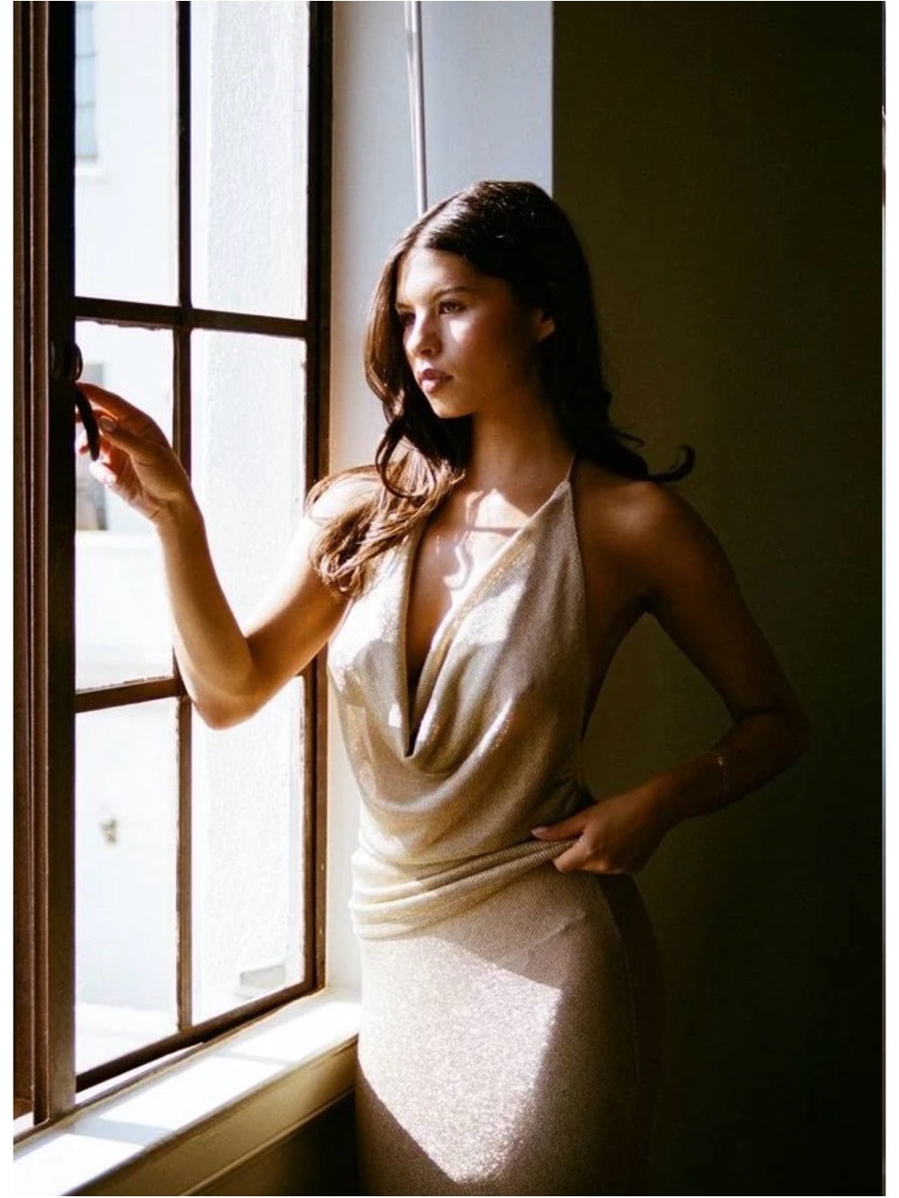 Bella Venice Elsa Top Gold